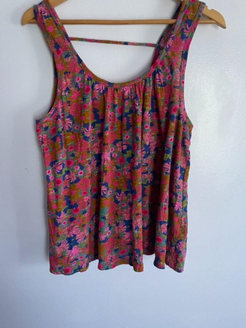 Natural Life, Floral Tank, 100% Cotton, Size M